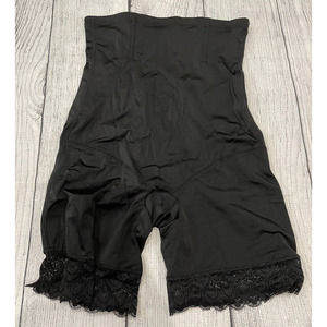 Yerkoad Womens Large Shapewear Bottom Black Lace Shorts N10